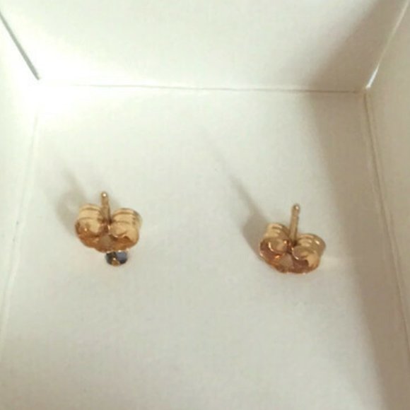 7mm Round Stud Amethyst Earrings 14K Prong Set NEW - Picture 7 of 10